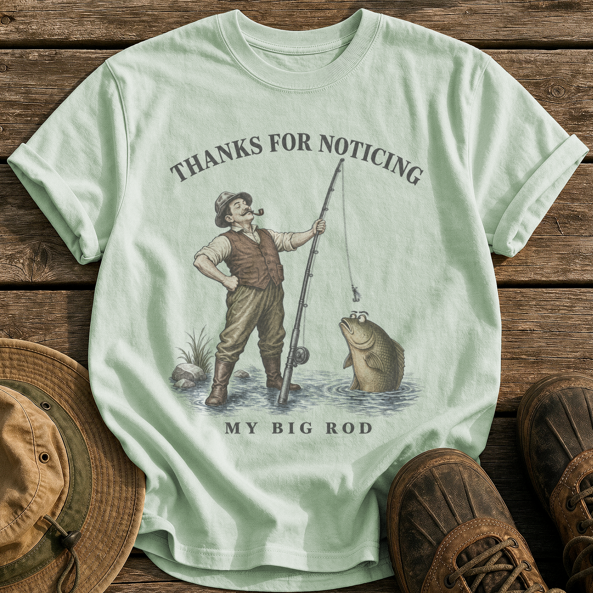 Thanks for Noticing T-Shirt tee - Bay - front