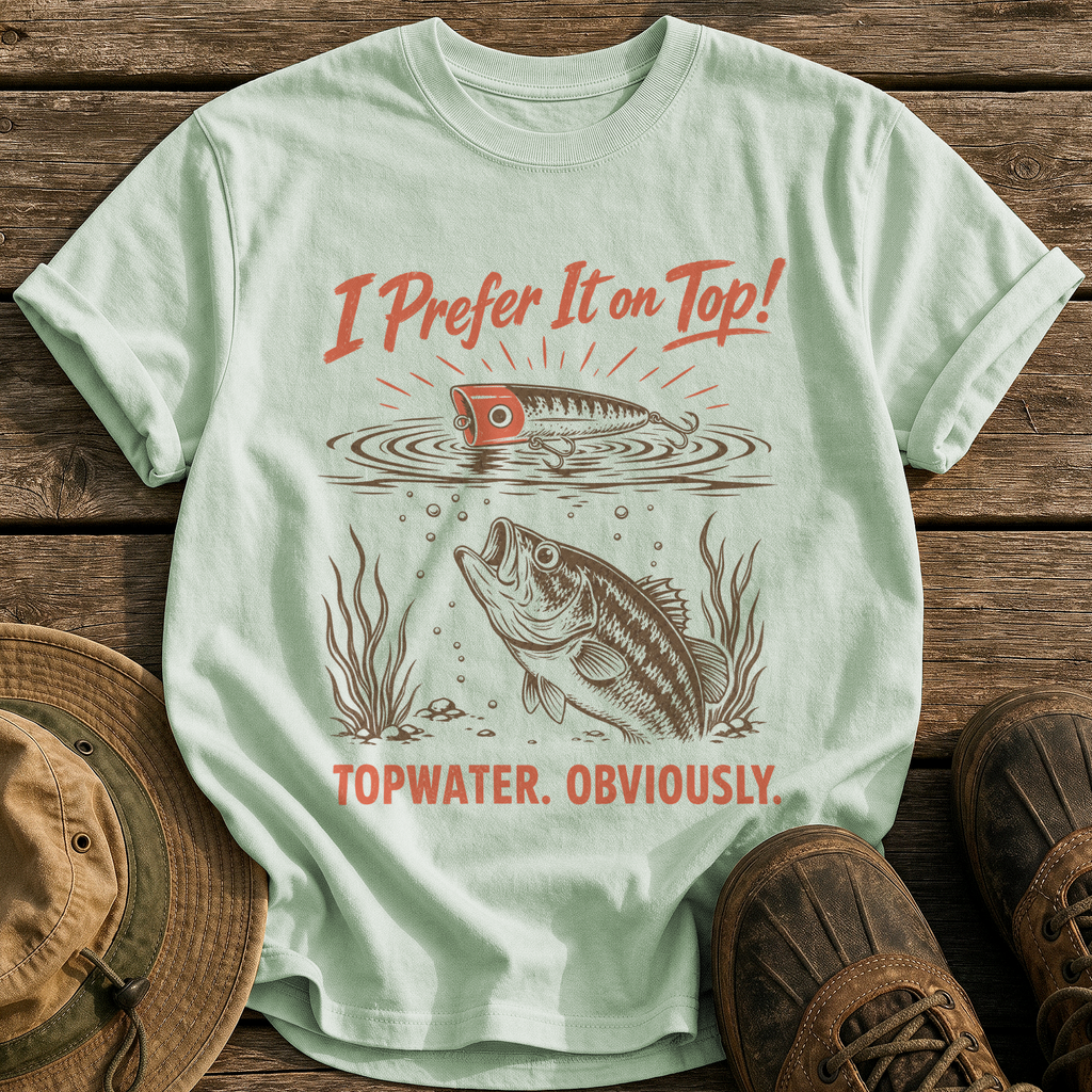 I Prefer It on Top tee - Bay - front