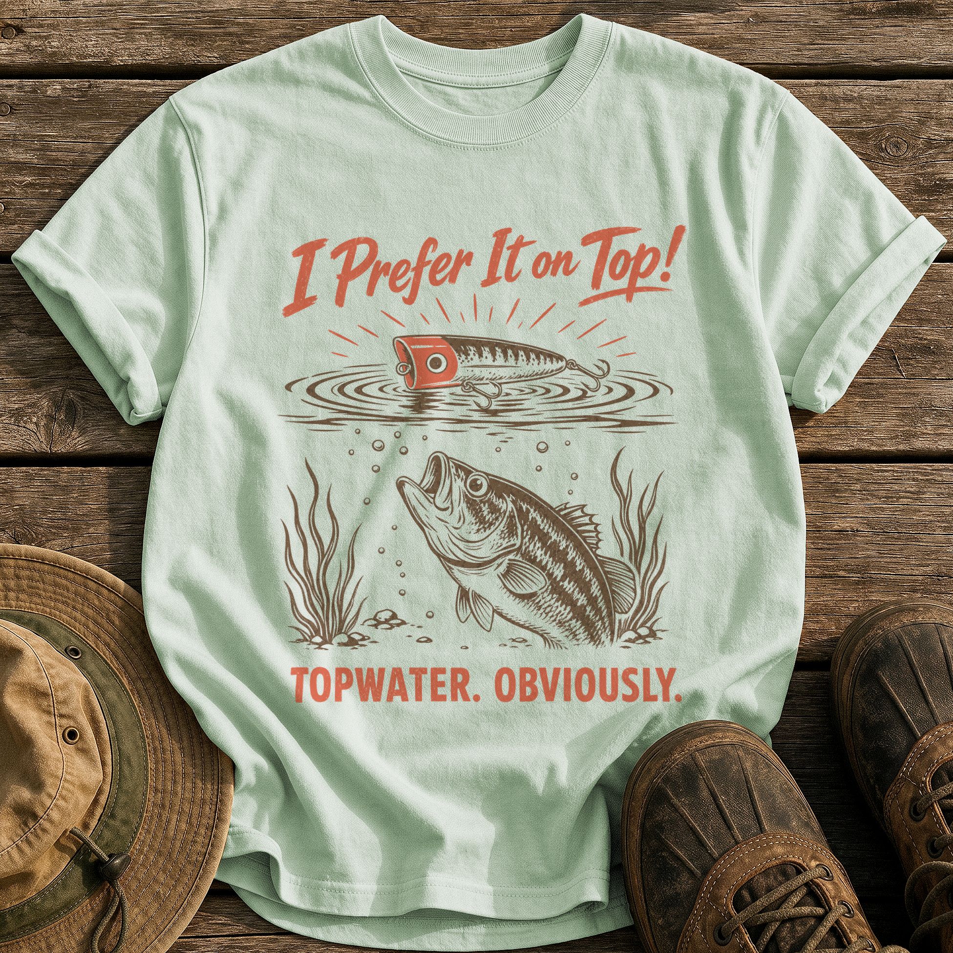 I Prefer It on Top tee - Bay - front