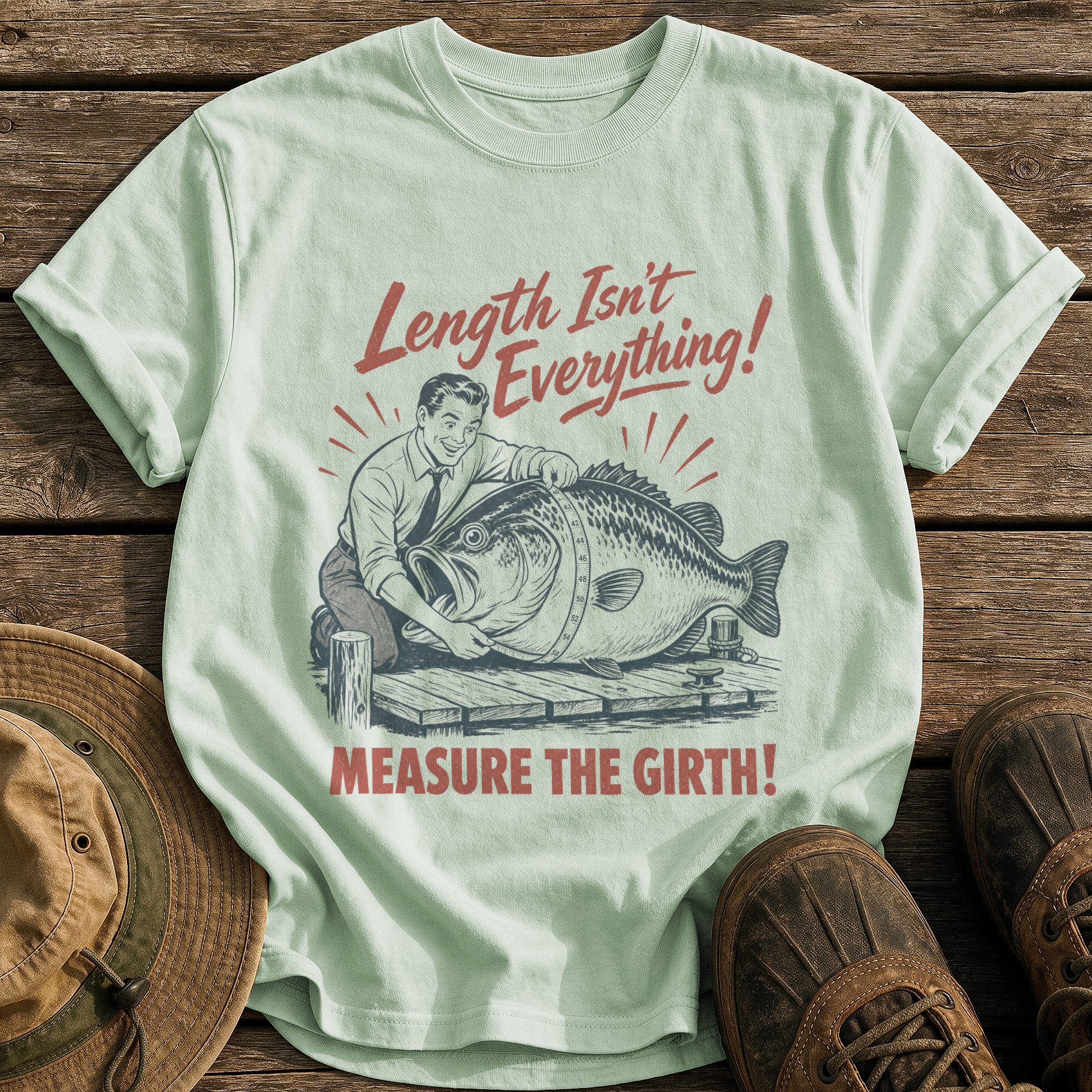 Length Isn't Everything tee - Bay - front