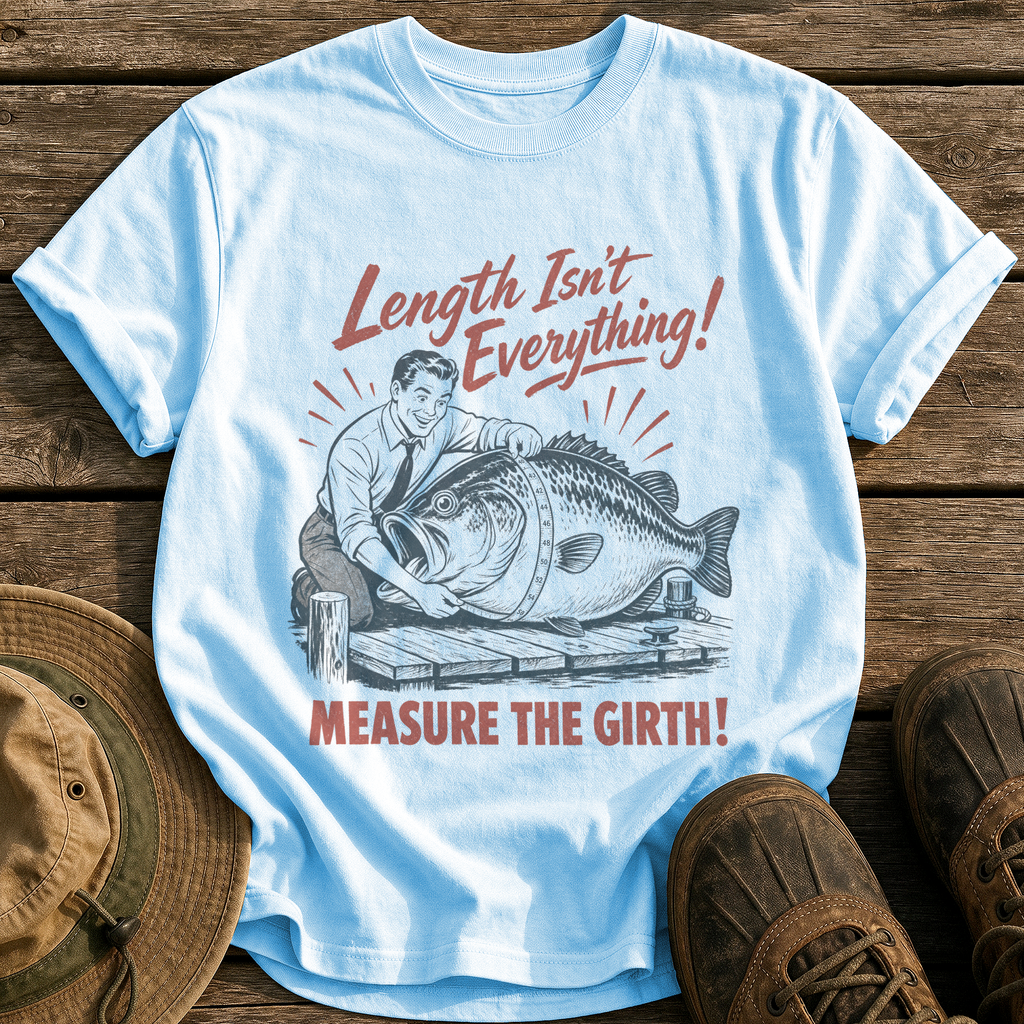 Length Isn't Everything tee - Chambray - front