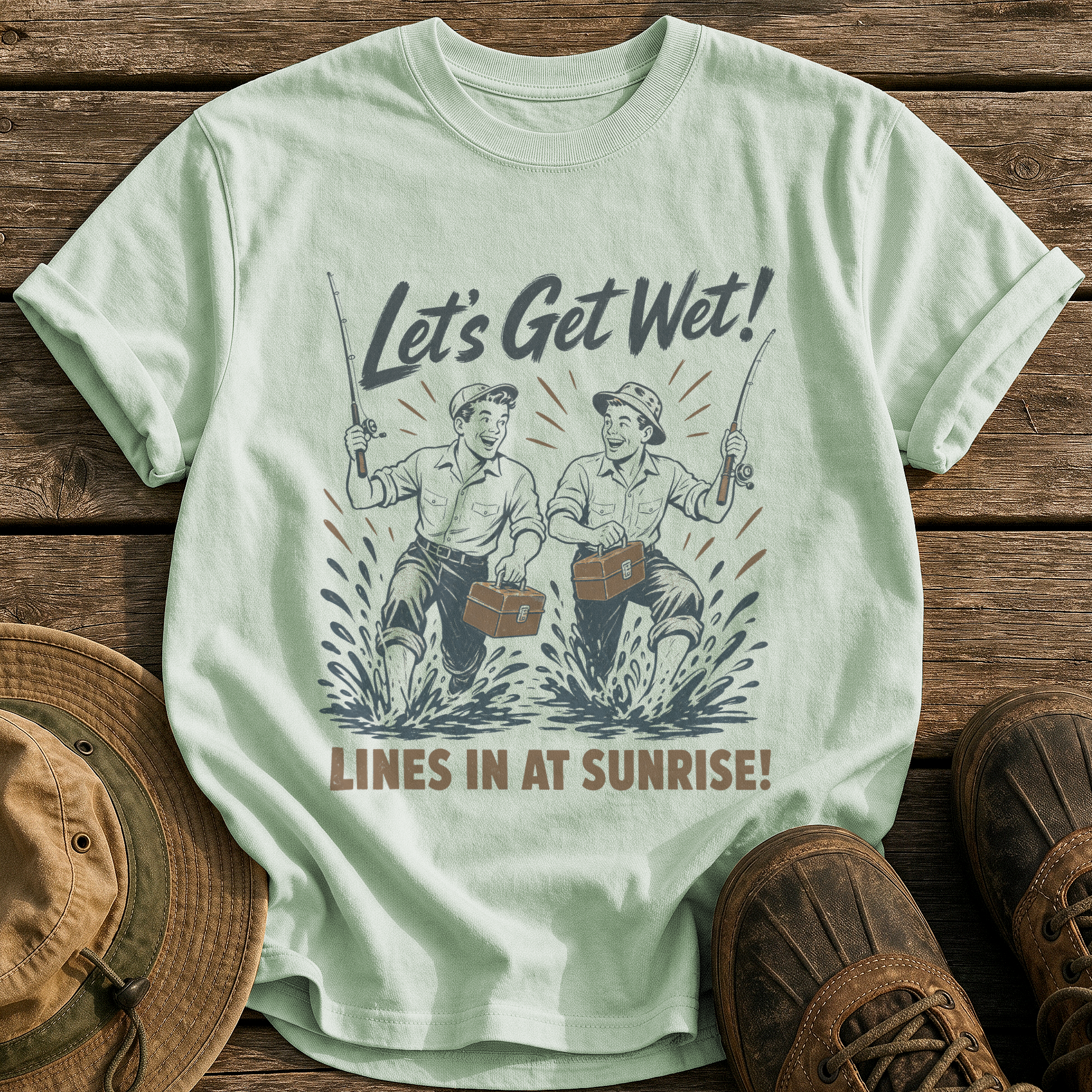 Let's Get Wet tee - Bay - front