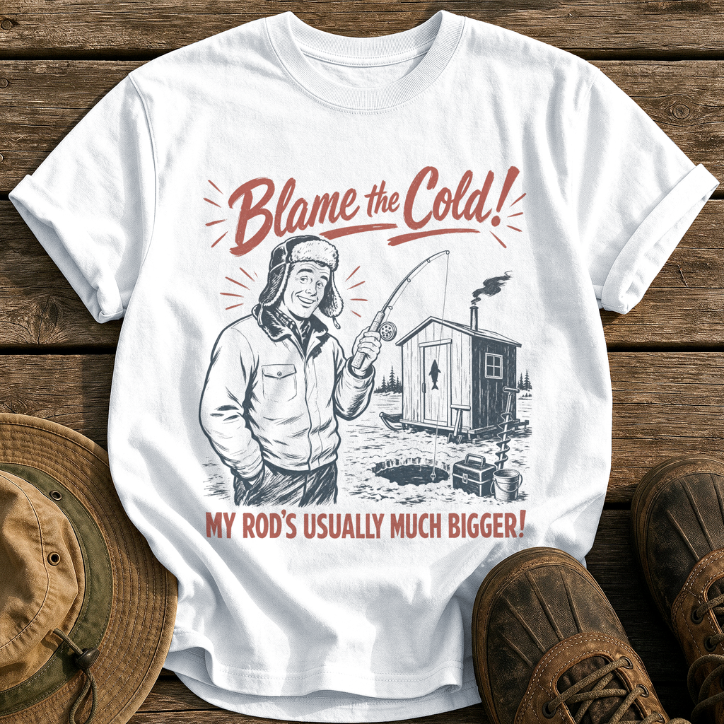 Blame the Cold tee - White - front