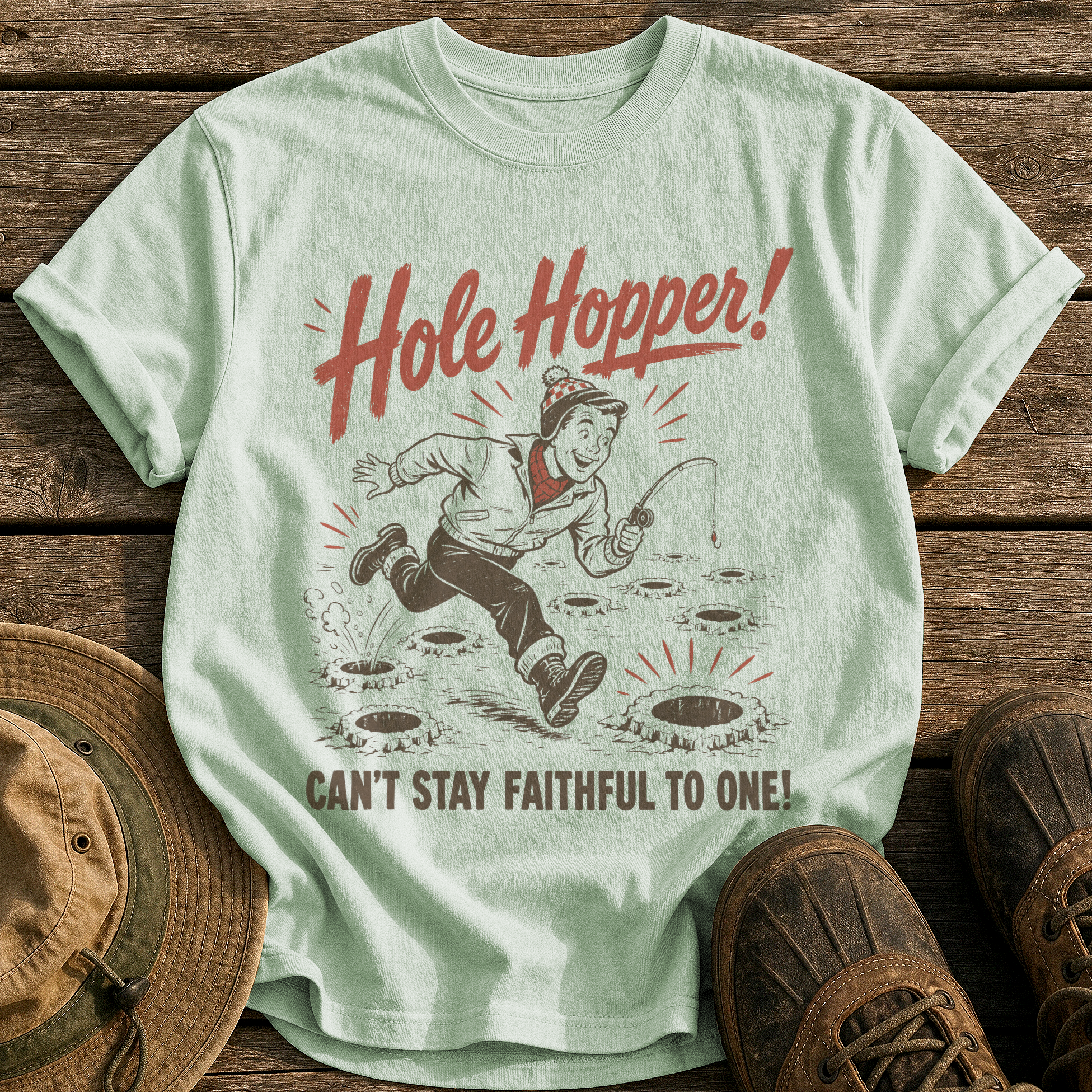 Hole Hopper tee - Bay - front