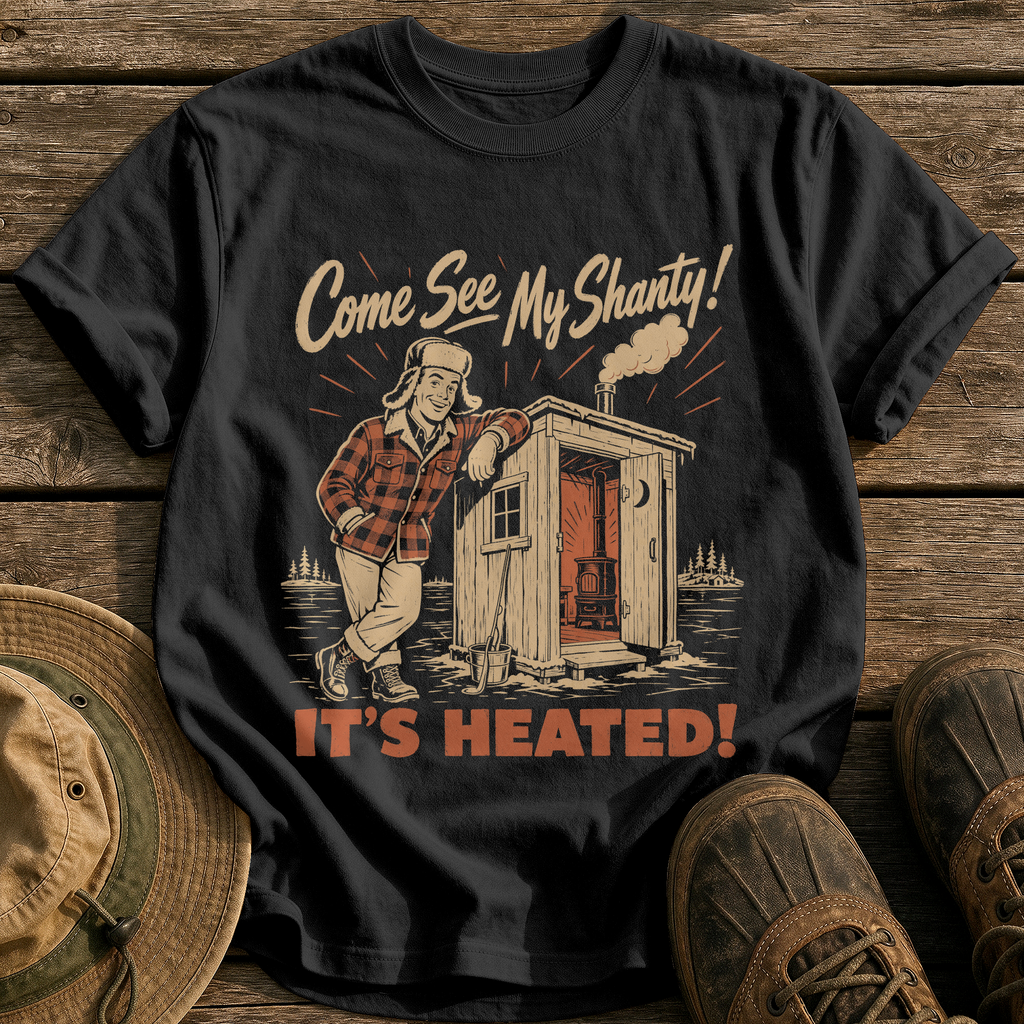 Come See My Shanty tee - Black - front