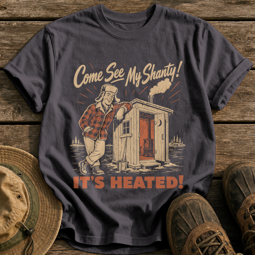 Come See My Shanty tee - Graphite - front