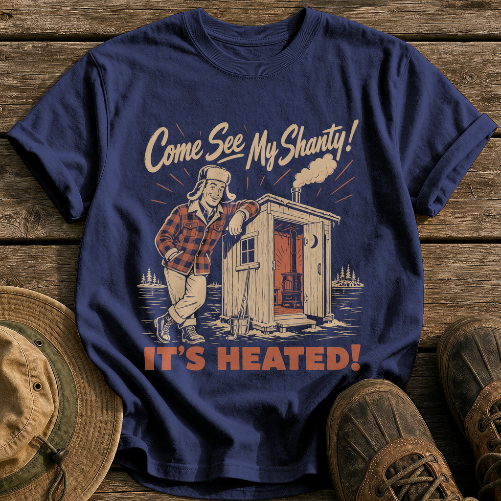 Come See My Shanty tee - True Navy - front