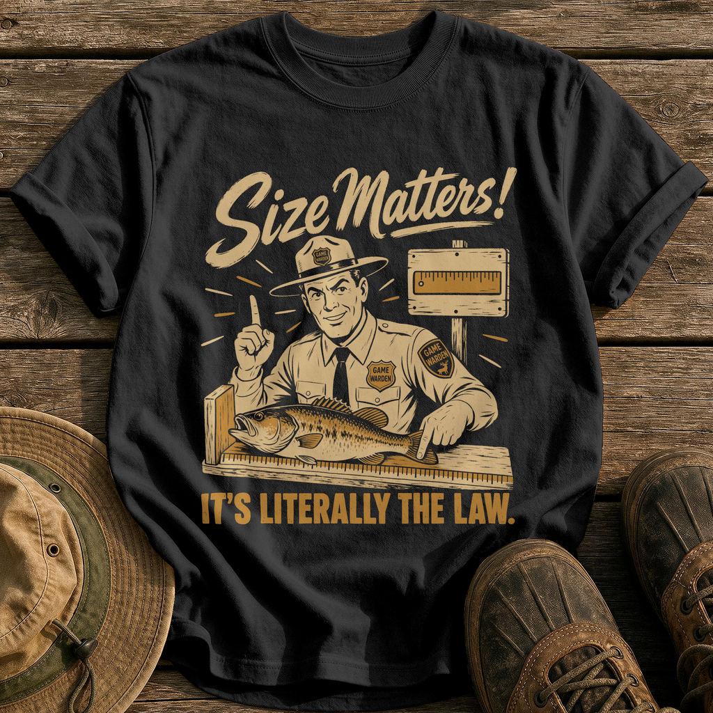 Size Matters tee - Black - front