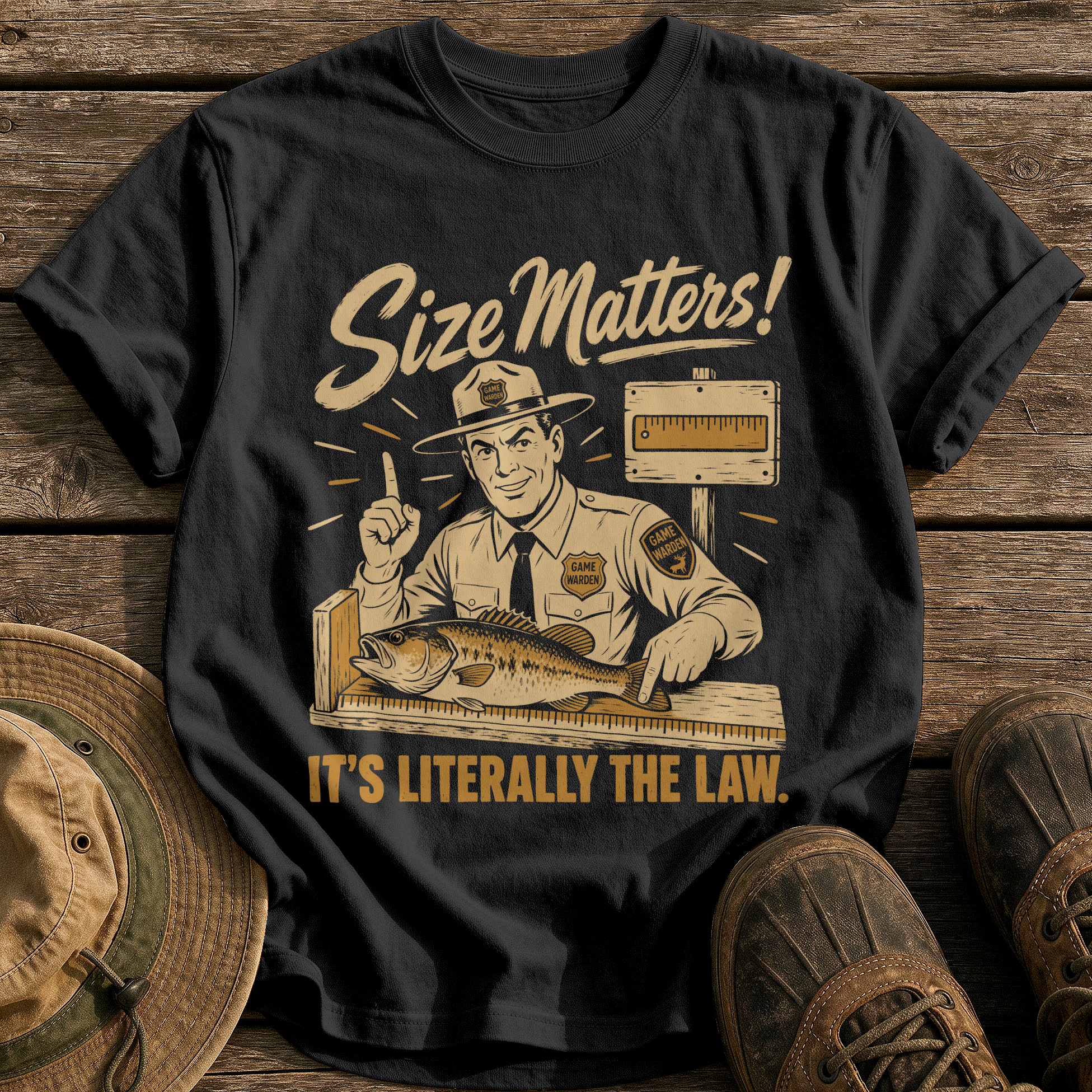 Size Matters tee - Black - front