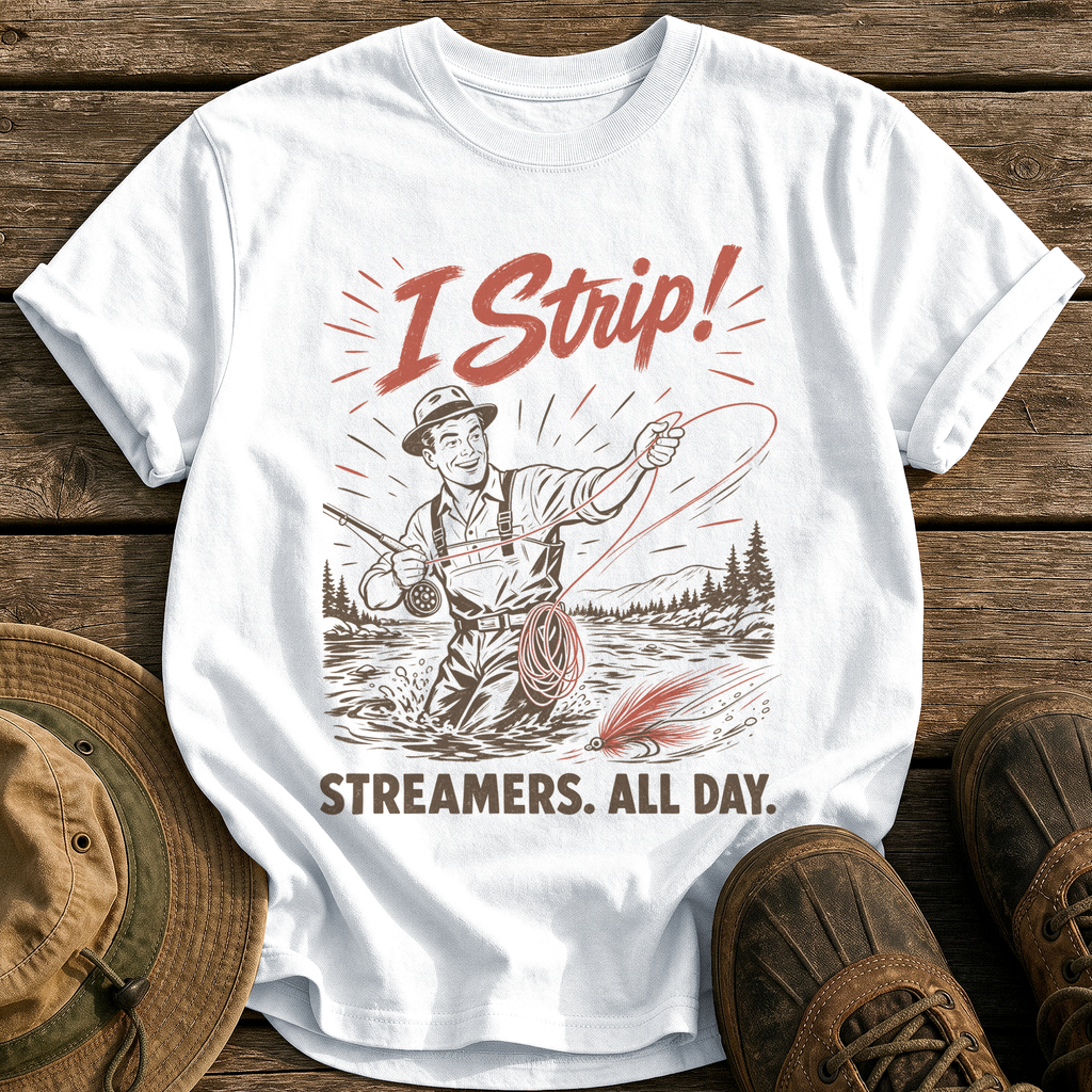 I Strip tee - White - front