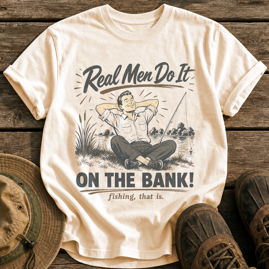 Do It on the Bank tee - Ivory - front