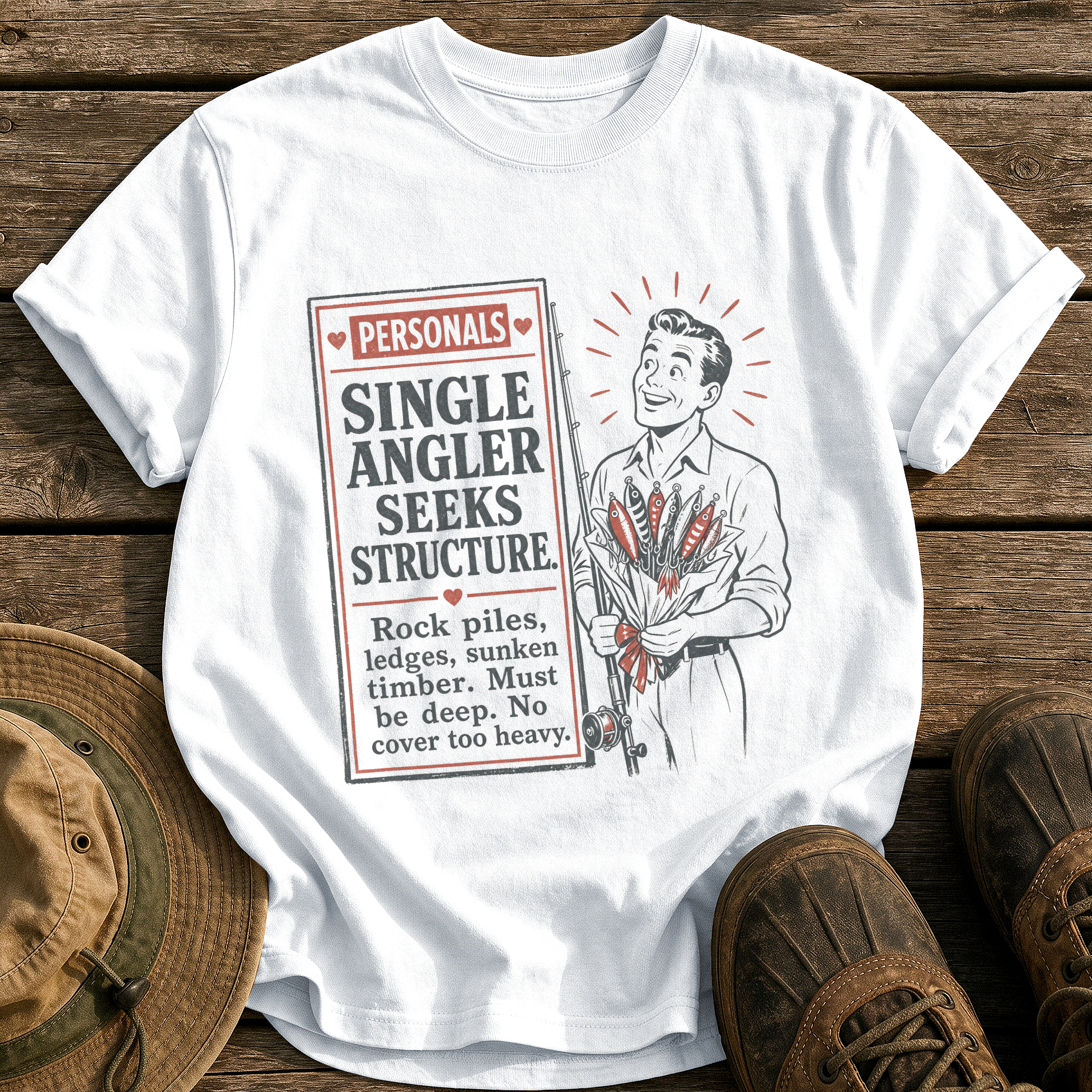 Seeking Structure tee - White - front