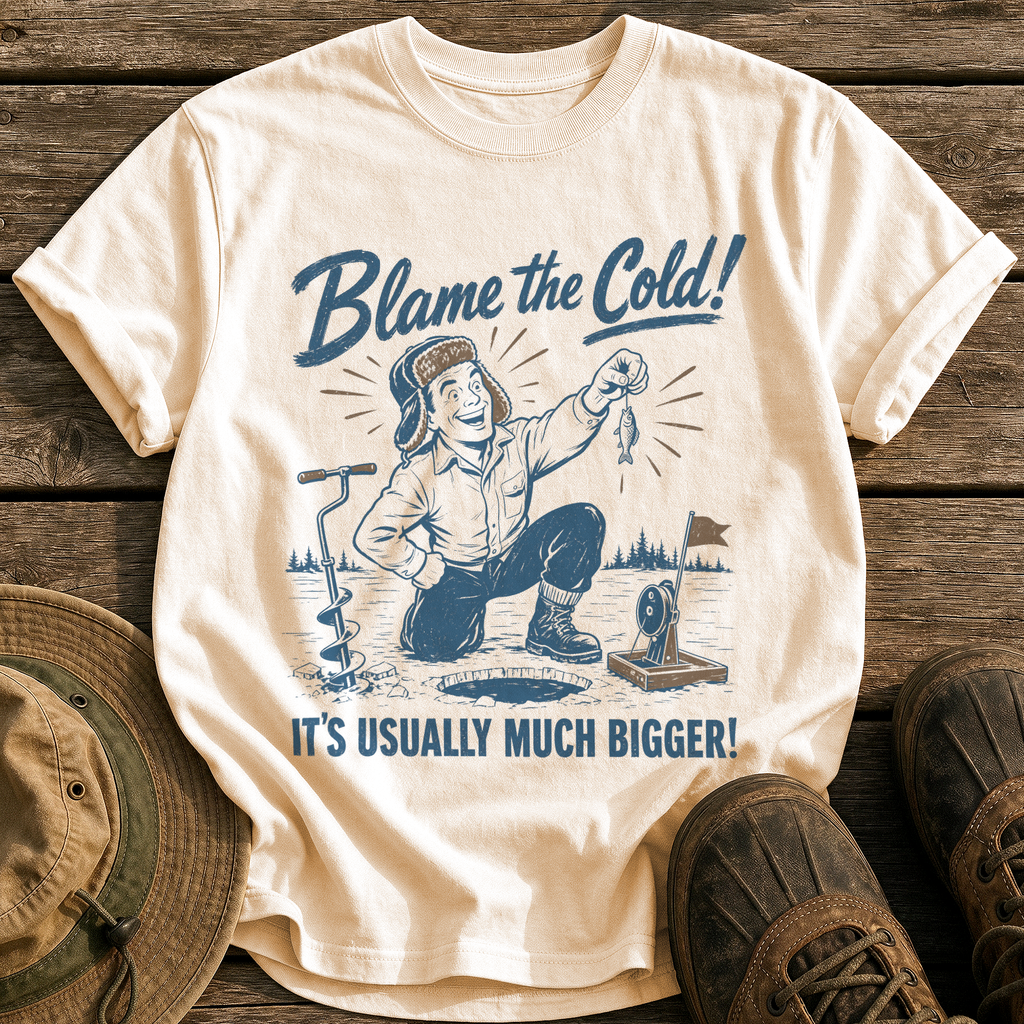 Usually Much Bigger tee - Ivory - front