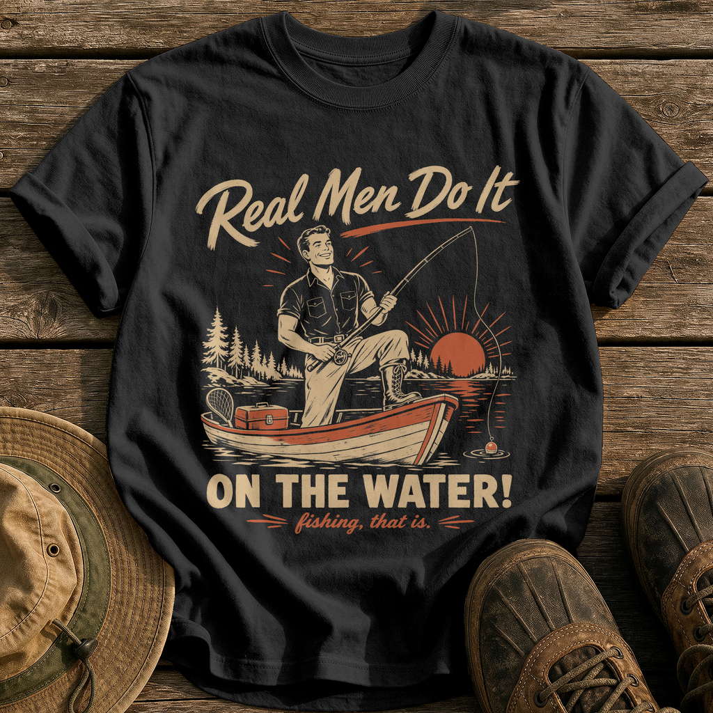Do It on the Water tee - Black - front
