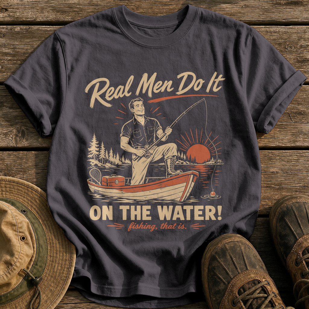 Do It on the Water tee - Graphite - front