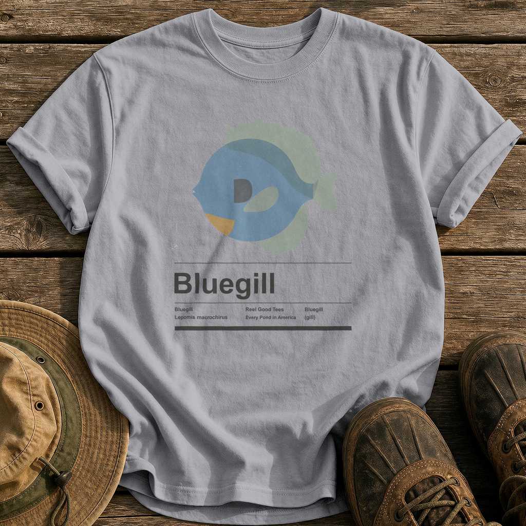 Bluegill tee - Grey - front