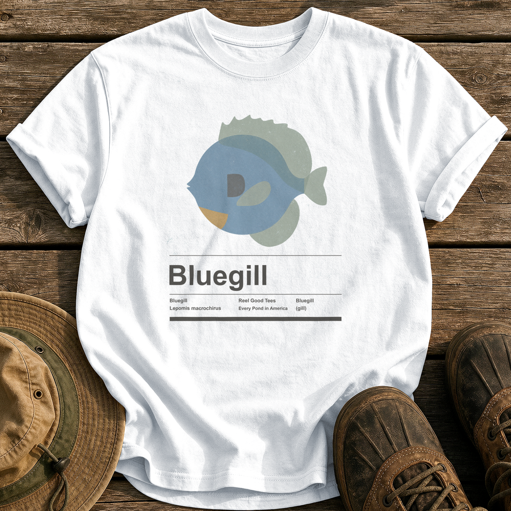 Bluegill tee - White - front