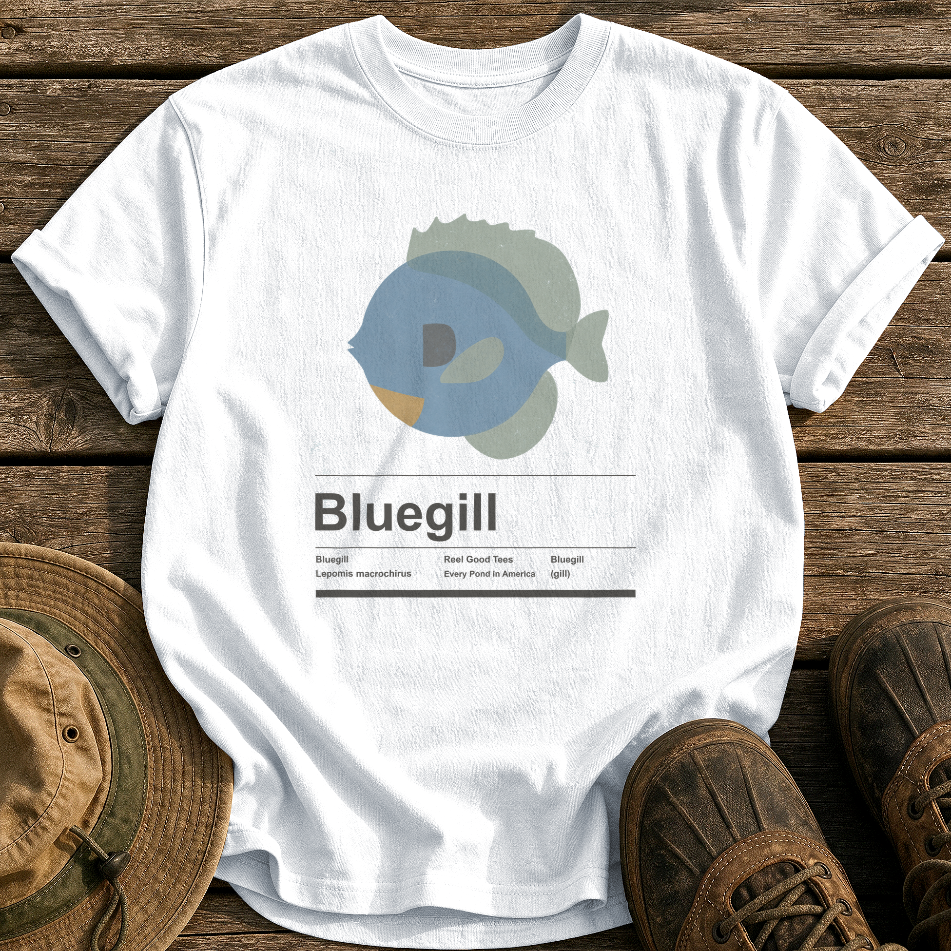 Bluegill tee - White - front