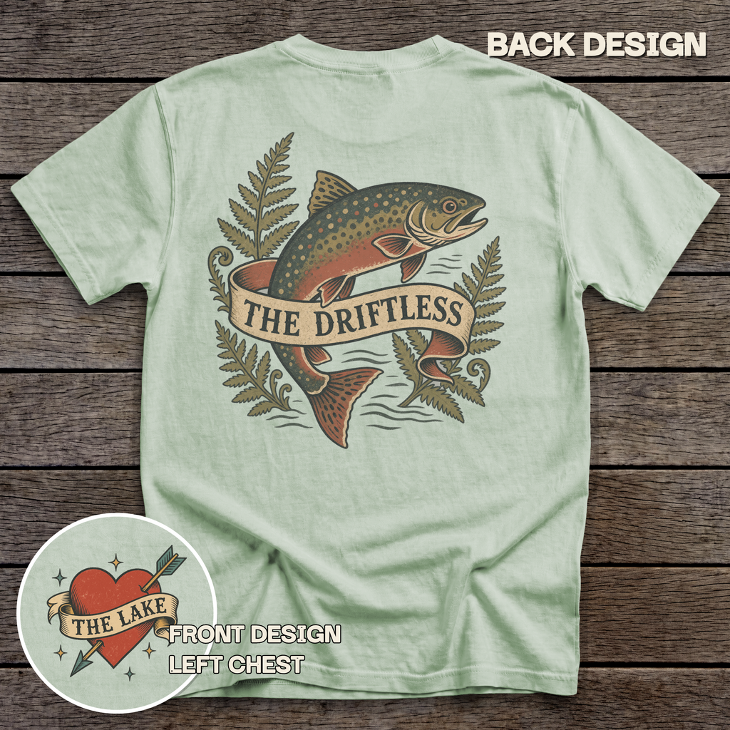 The Driftless tee - Bay - back