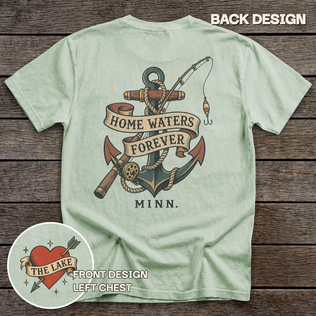 Minnesota Home Waters tee - Bay - back