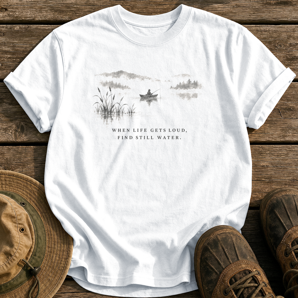 When Life Gets Loud tee - White - front