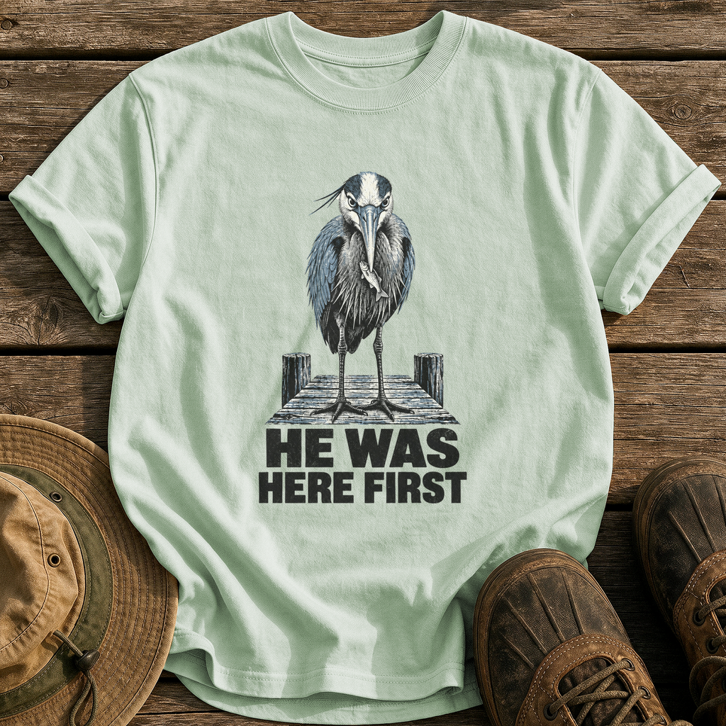 He Was Here First tee - Bay - front