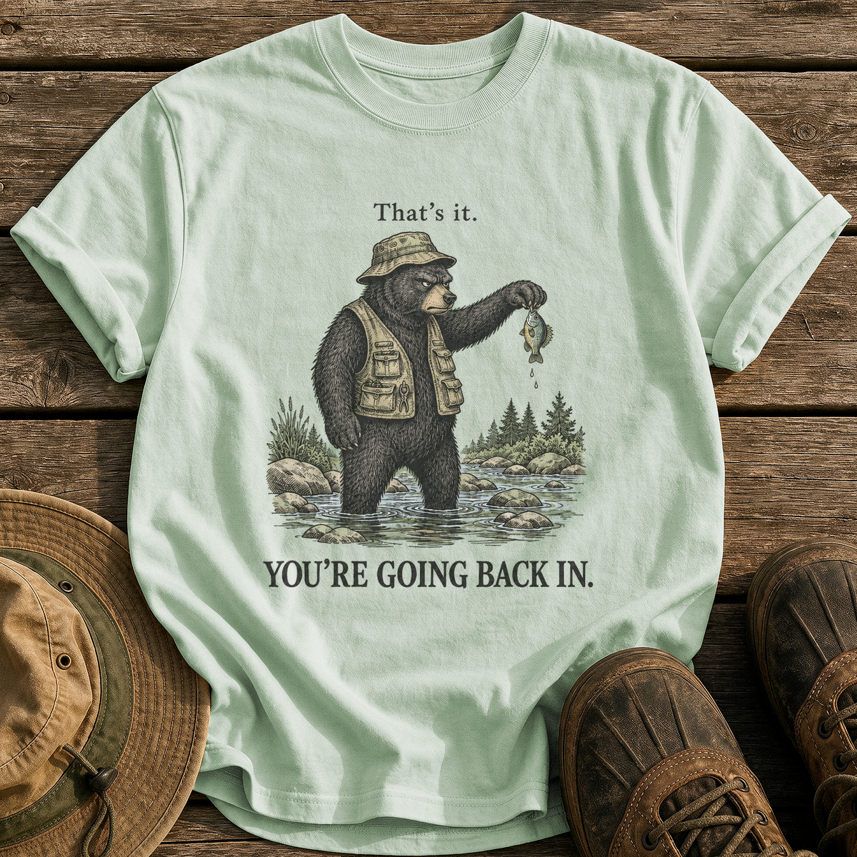 You're Going Back In tee - Bay - front