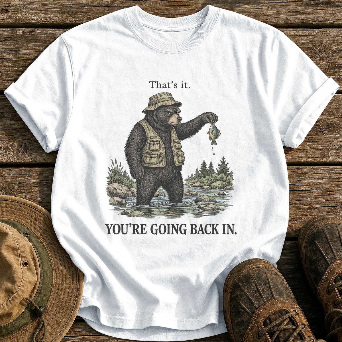 You're Going Back In tee - White - front
