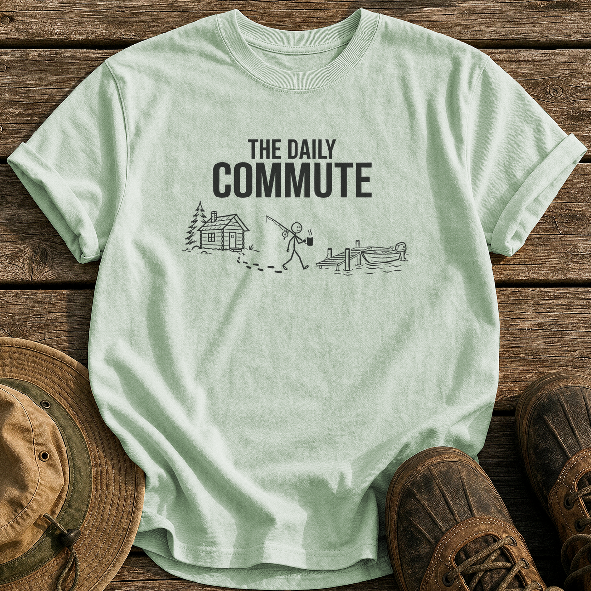The Daily Commute tee - Bay - front