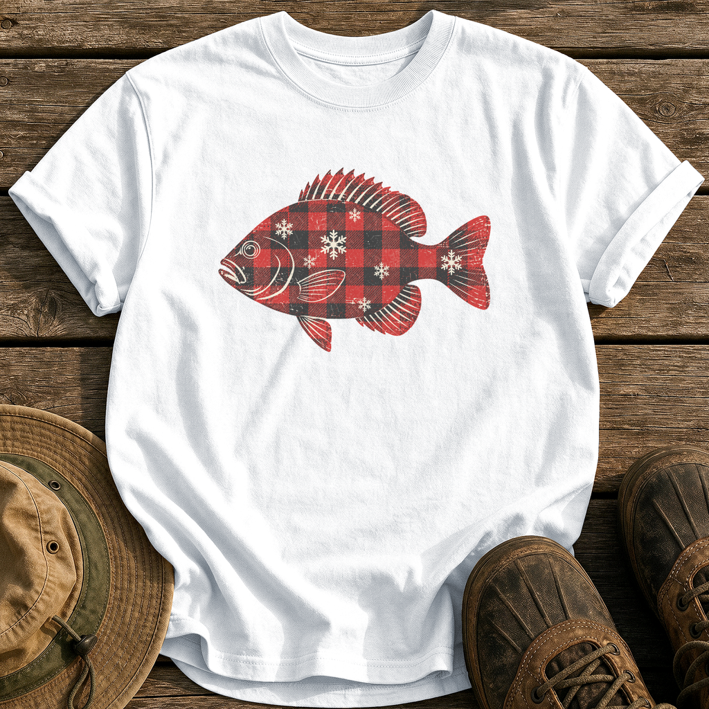 Flannel Bluegill tee - White - front