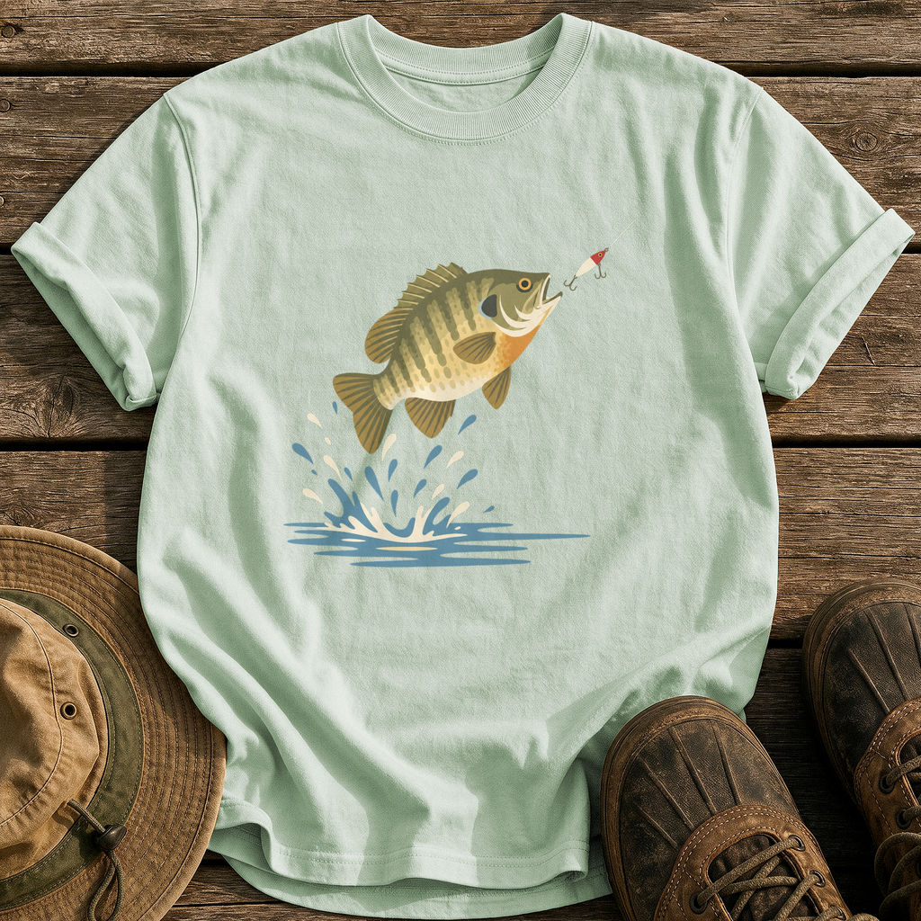 Mid-Century Bluegill tee - Bay - front
