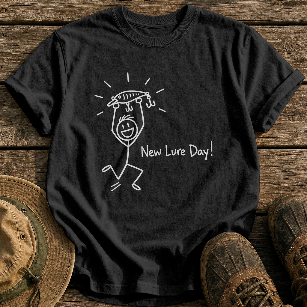 New Lure Day tee - Black - front