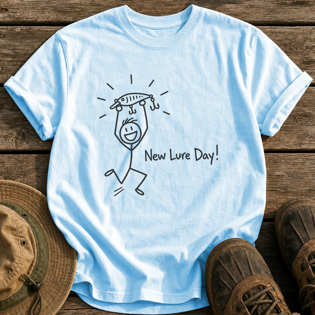 New Lure Day tee - Chambray - front