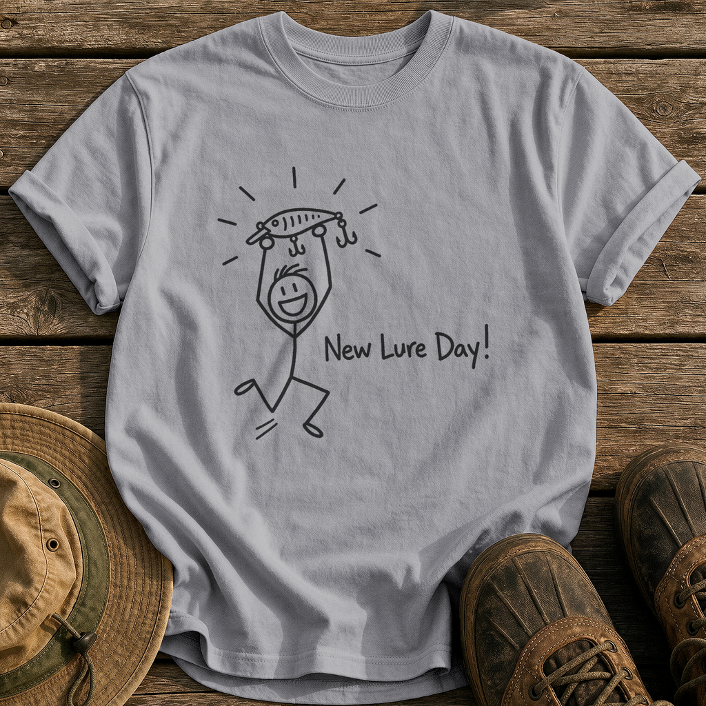 New Lure Day tee - Grey - front