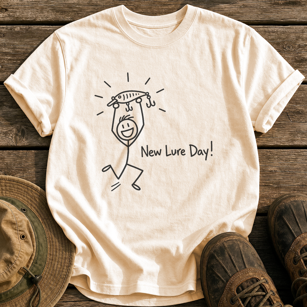 New Lure Day tee - Ivory - front