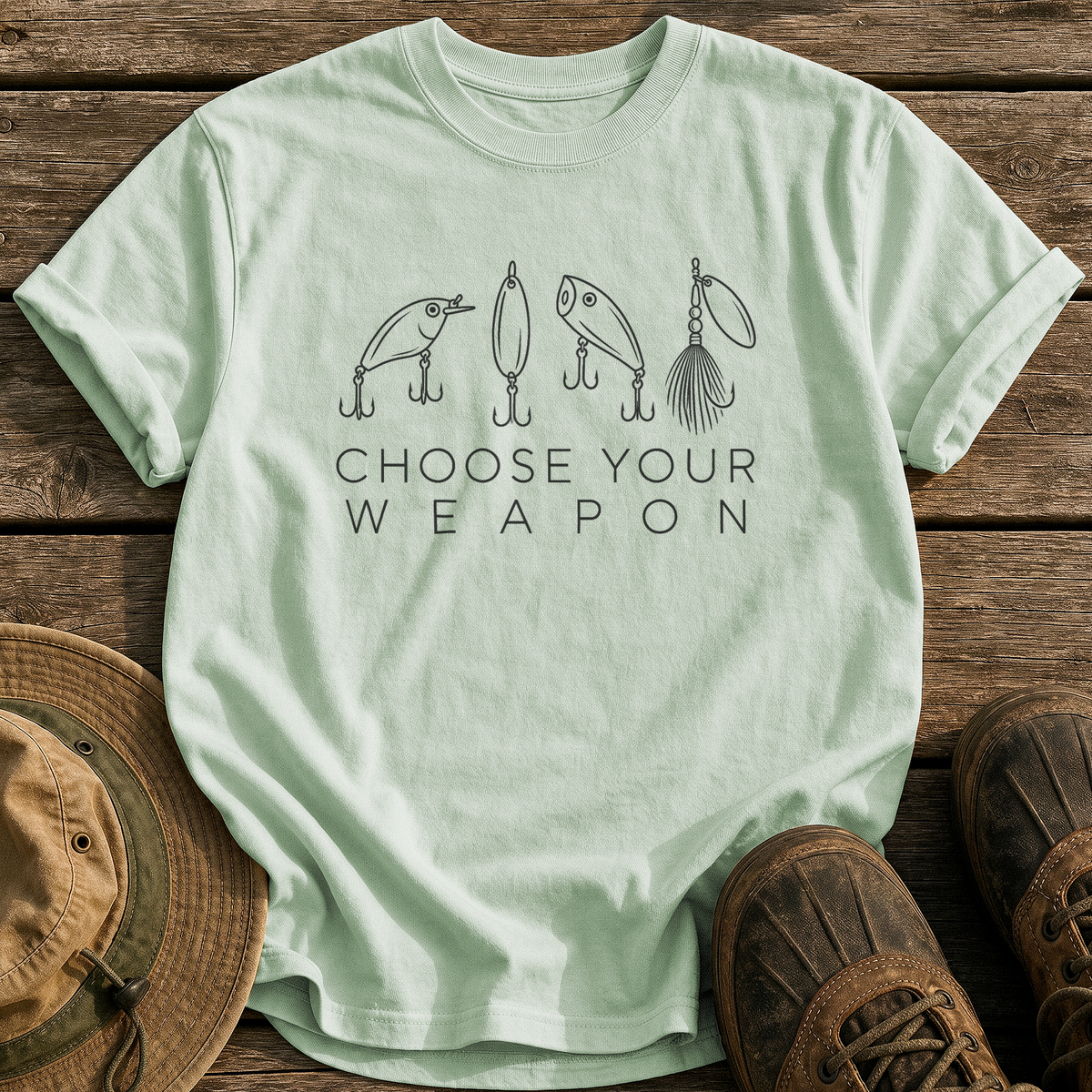 Choose Your Weapon tee - Bay - front
