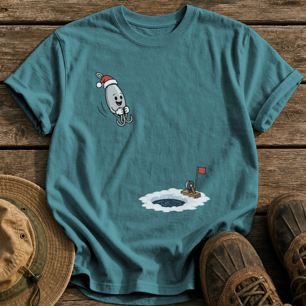 Lure Cannonball tee - Blue Spruce - front