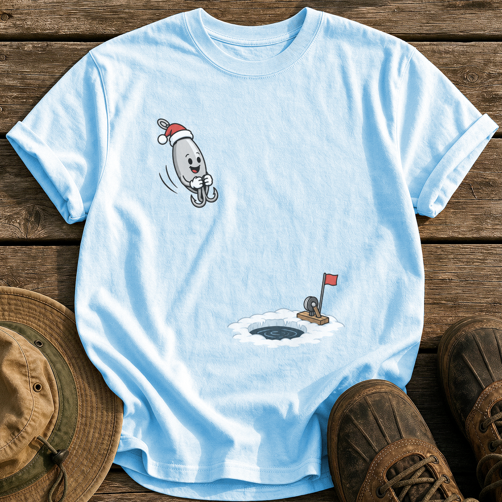 Lure Cannonball tee - Chambray - front