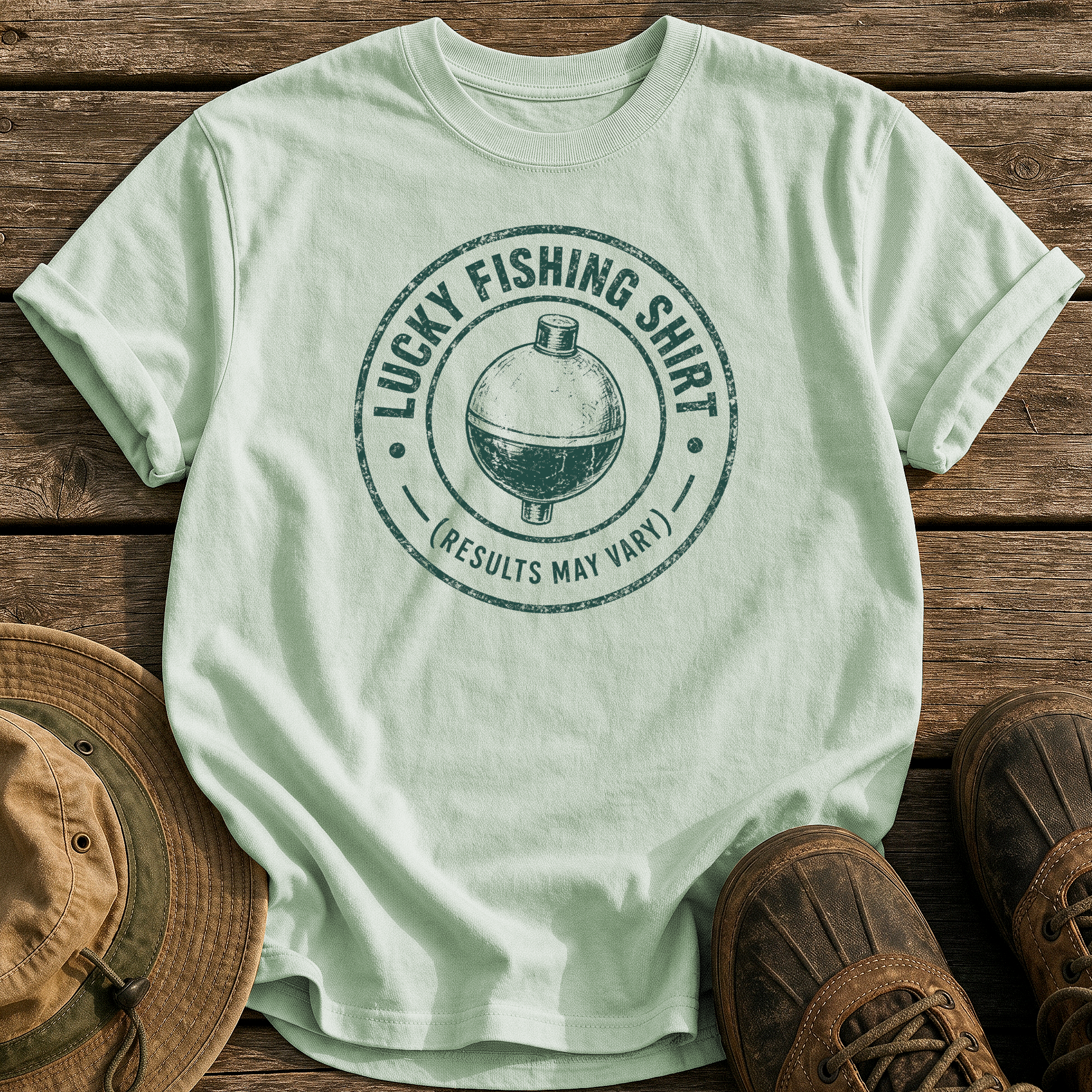 Lucky Fishing Shirt tee - Bay - front