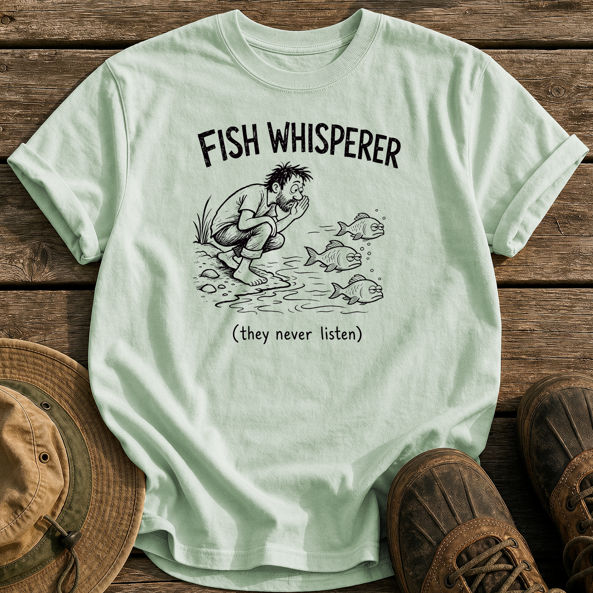 Fish Whisperer tee - Bay - front