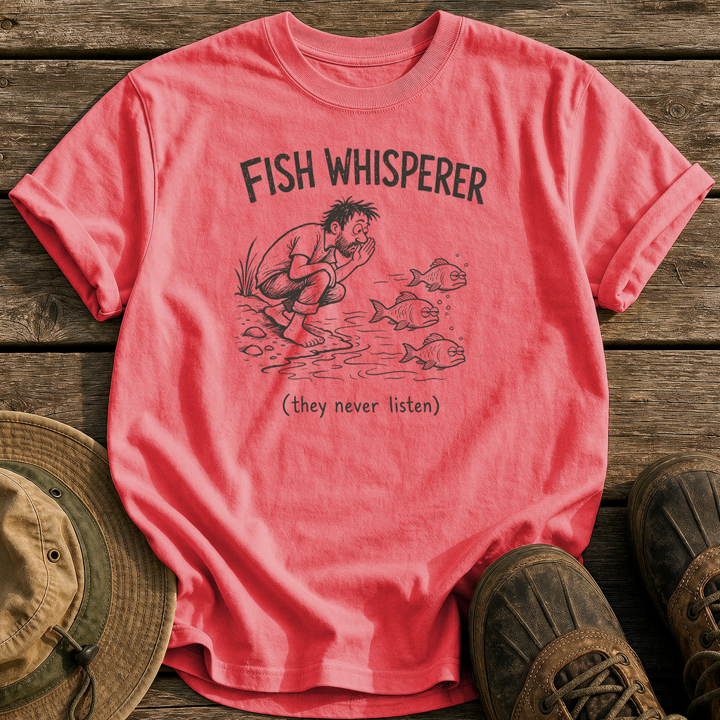Fish Whisperer tee - Watermelon - front