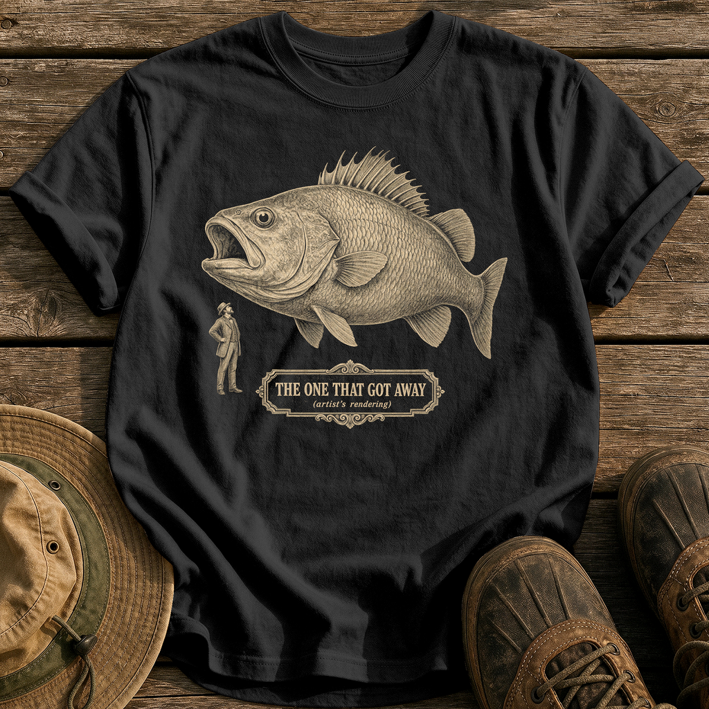 The One That Got Away tee - Black - front