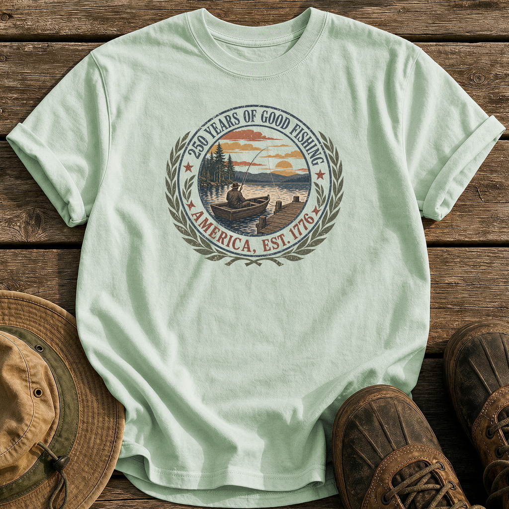 250 Years of Good Fishing tee - Bay - front
