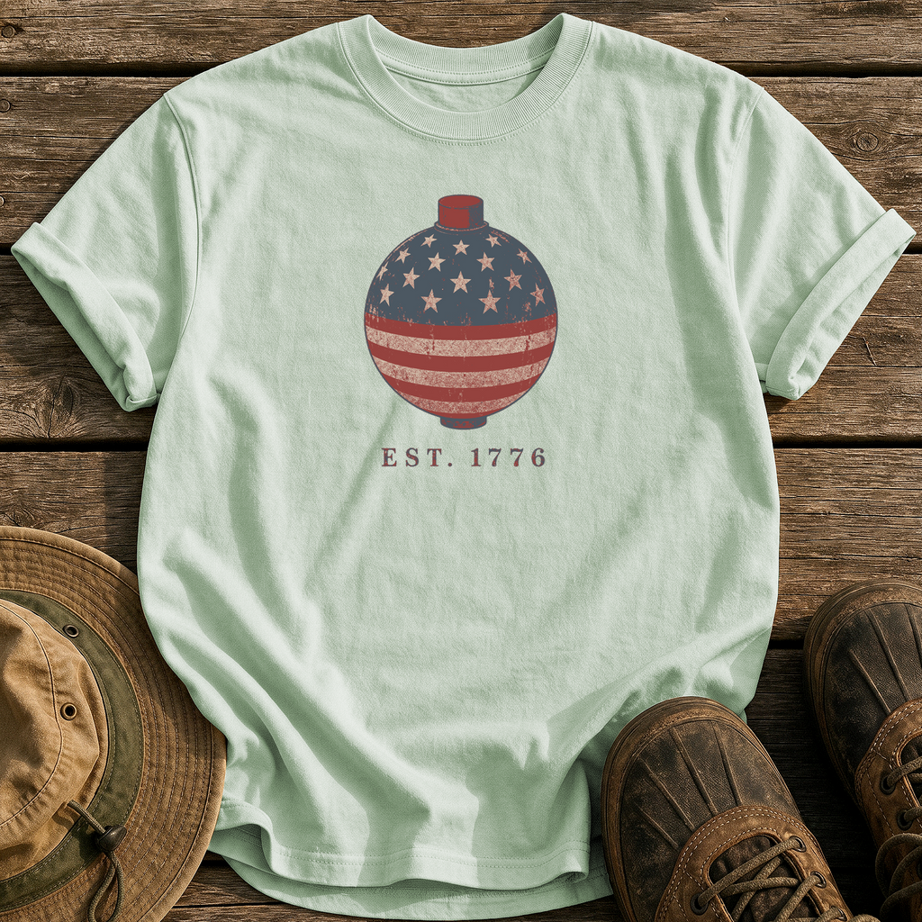 Star-Spangled Bobber tee - Bay - front
