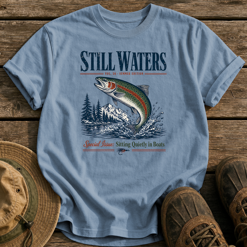 Still Waters Summer Edition tee - Blue Jean - front