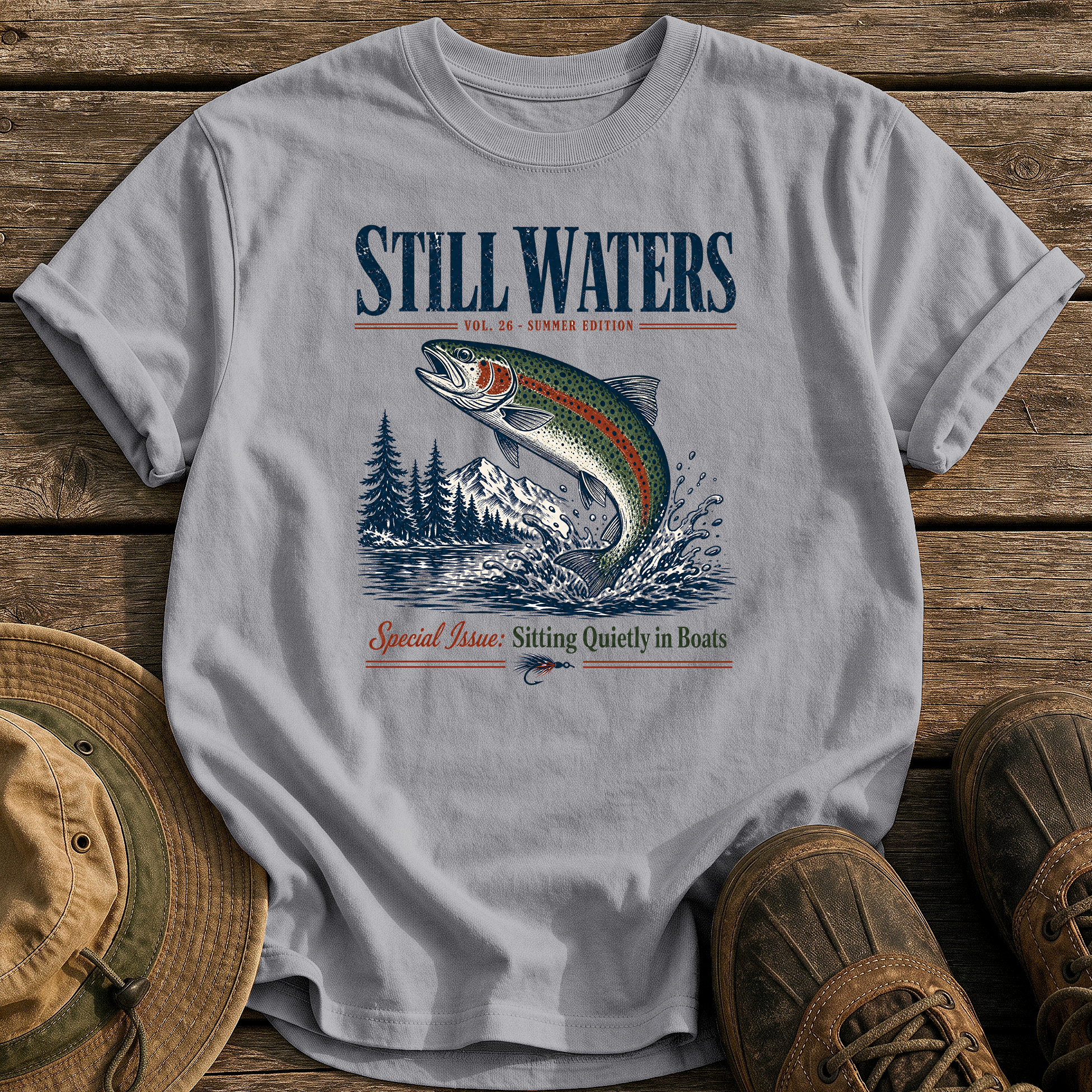 Still Waters Summer Edition tee - Grey - front