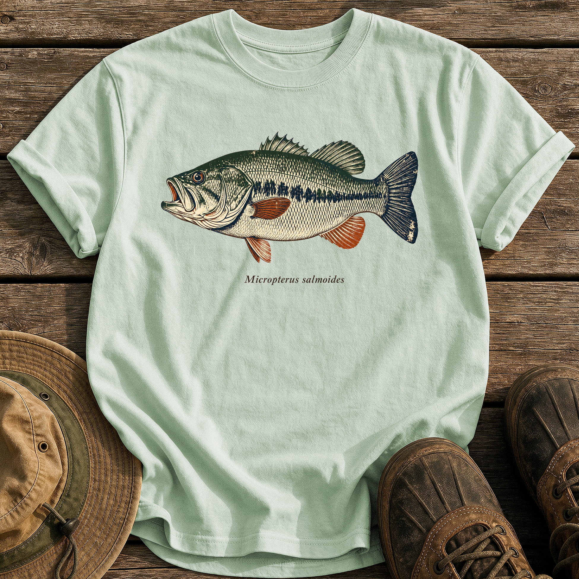 Micropterus Salmoides Largemouth tee - Bay - front