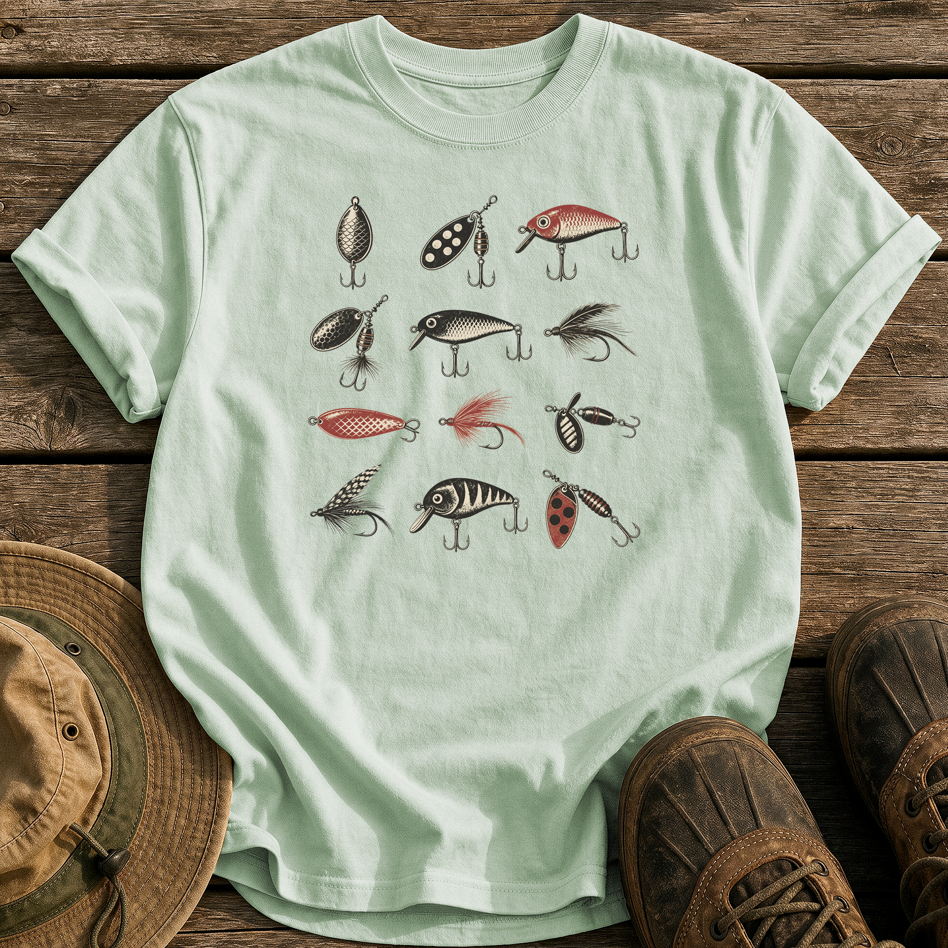 Vintage Lure Collection tee - Bay - front