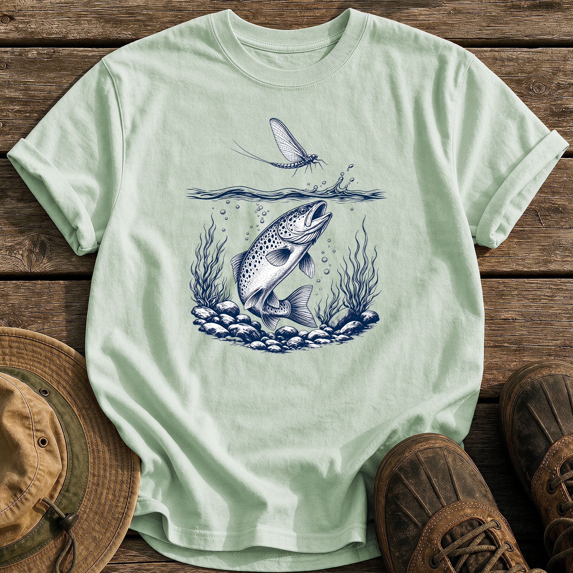 The Rise tee - Bay - front