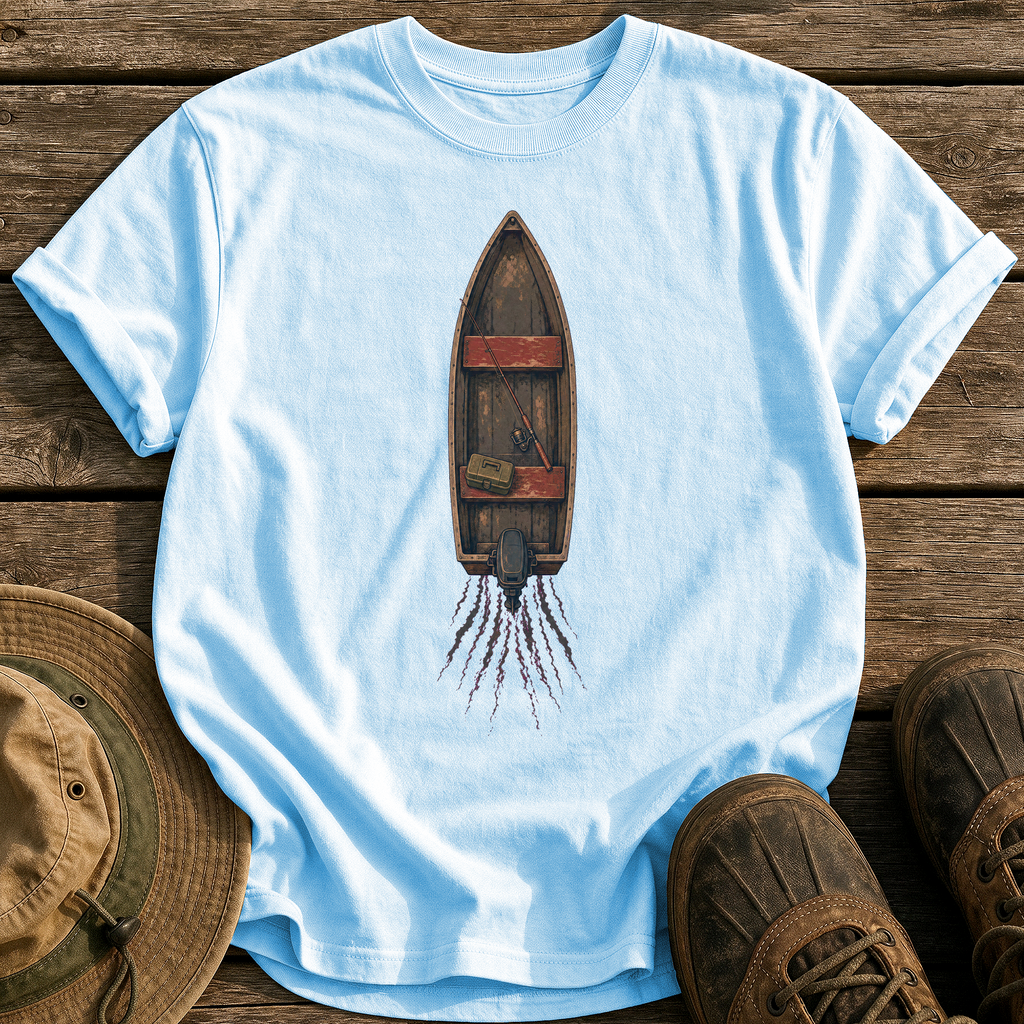 View from Above tee - Chambray - front